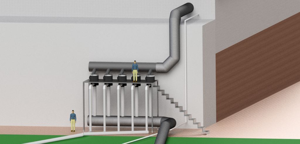 Concept WISY rainwater recovery installation